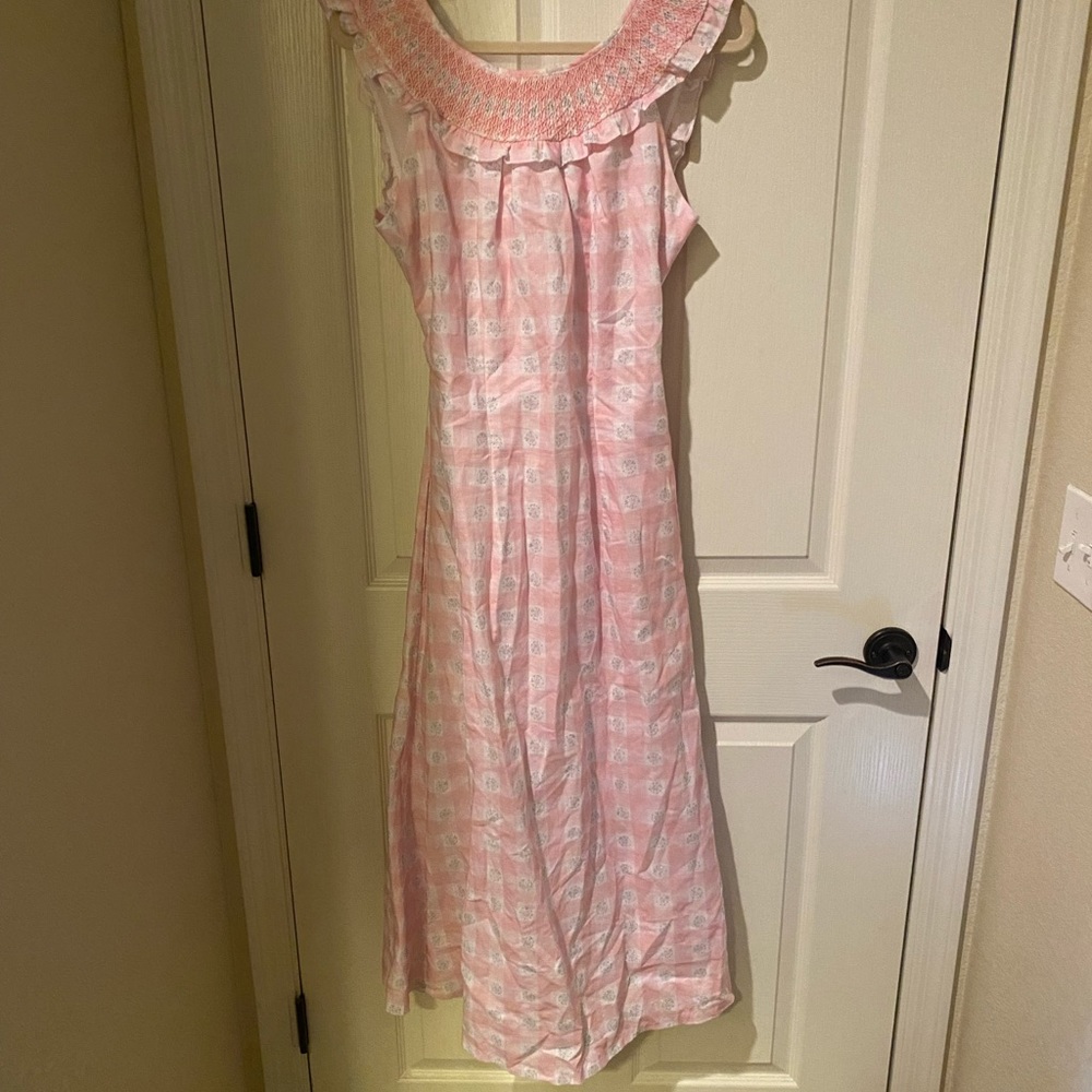 Dondolo × LoveShackFancy Women's Daisy Love Long
Dress - Pink, NWT, Size M